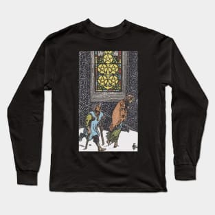 Tarot Card = Five of Pentacles Long Sleeve T-Shirt